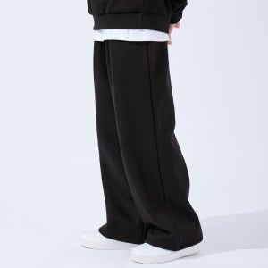 국내생산 빅사이즈 컴포트 원턱 밴딩 와이드 기모 트레이닝 팬츠 (TOP182)