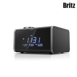 [브리츠] BA-CL2 블루투스스피커 멀티플레이어 FM라디오 AUX 시계 알람 온도/습도