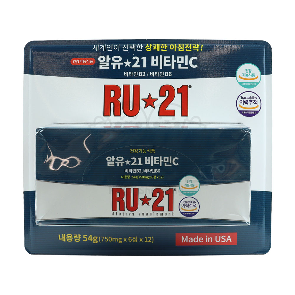 알유21 <b>비타민C 750mg</b> 6정 12개 코스트코 RU21