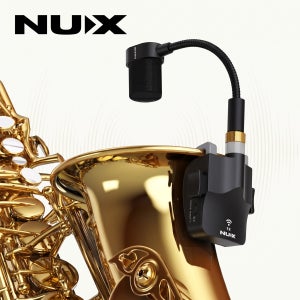 NUX B-6 무선 색소폰 마이크 핀마이크 충전식 뉴엑스