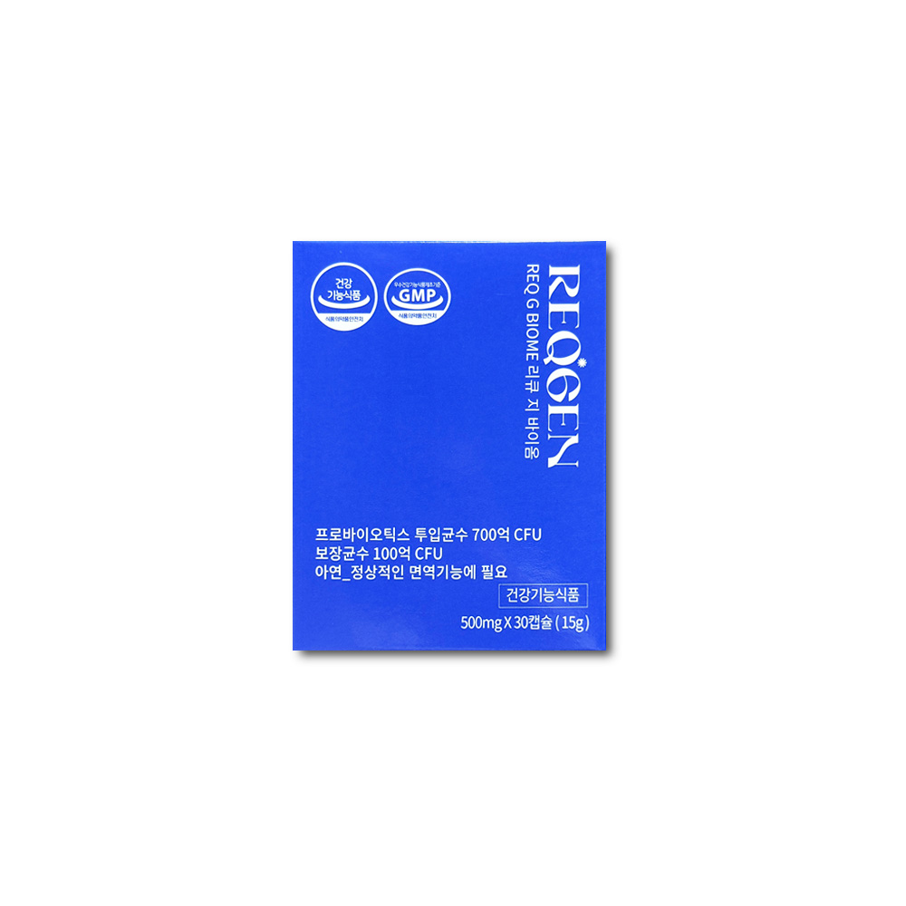<b>리큐젠</b> 리큐 지 바이옴 프로바이오틱스 아연 유산균 500mg x 30캡슐