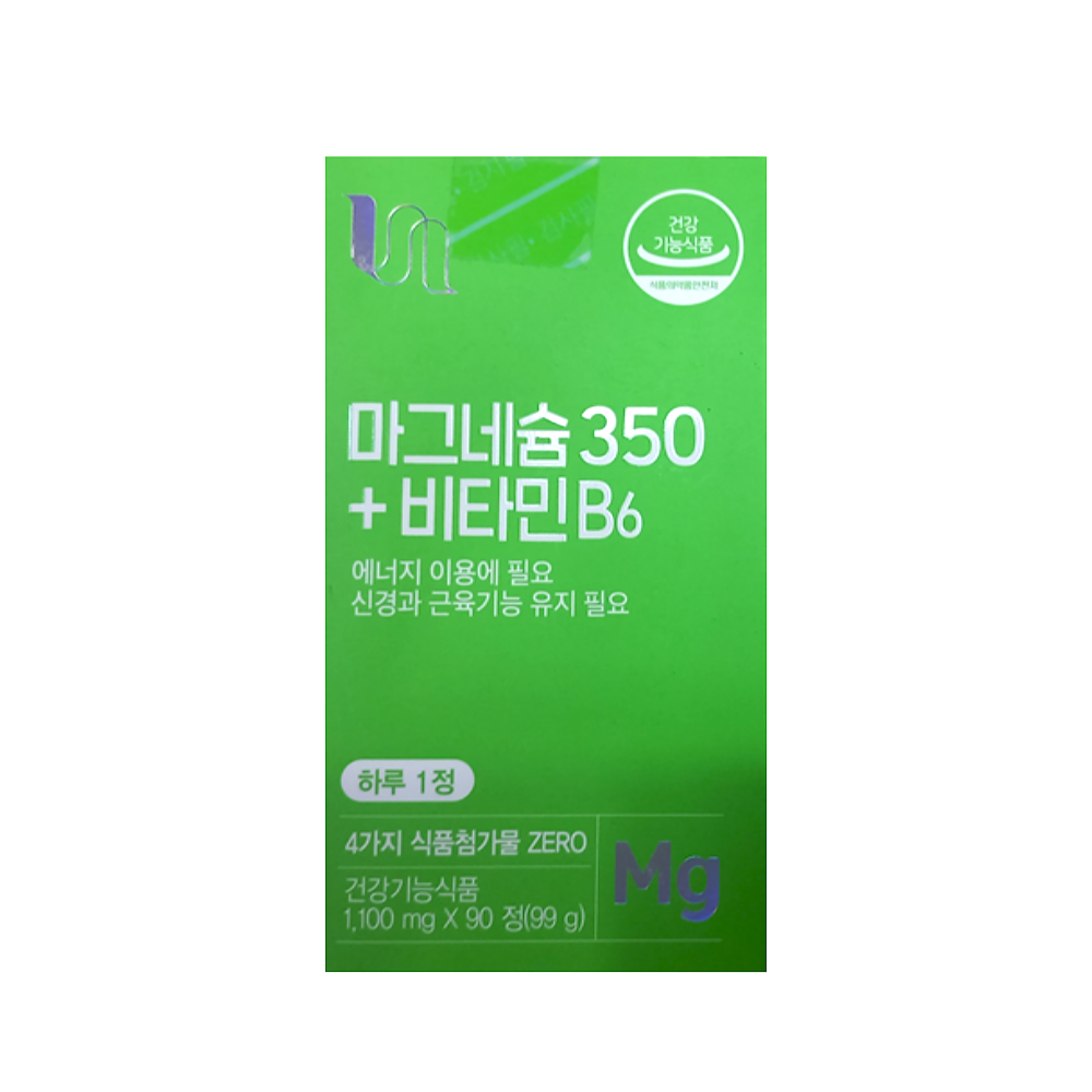 비타민하우스 마그네슘 350+비타민 B6 1100mg x 90정