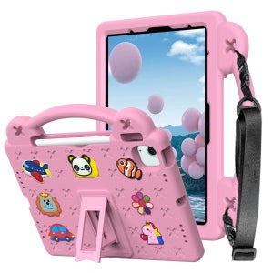 아이패드 에어 13 7세대 6세대 케이스 범퍼 유아 키즈 에바폼 애니멀비츠 핑크, 에어 7/6세대 13