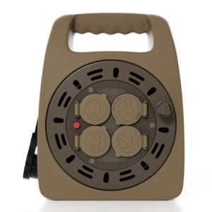 러그박스 베이직 USB 캡형 브라운 캠핑 전기릴선 20M