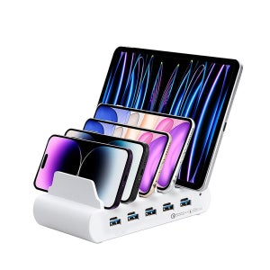 5포트 고속 멀티충전기 110W PD3.0 퀵차지 USB C타입 A타입 가정용 업소용