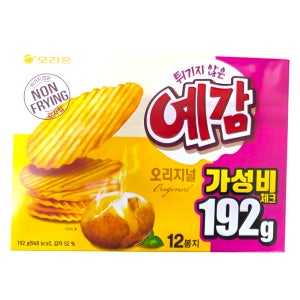 [워나점빵] 오리온 예감 오리지널 192g 대용량 소포장 사무실과자 탕비실간식