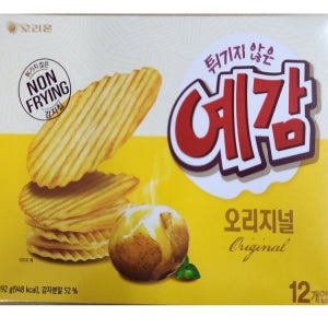 [워나점빵] 오리온 예감 오리지널 192g 대용량 소포장 사무실과자 탕비실간식