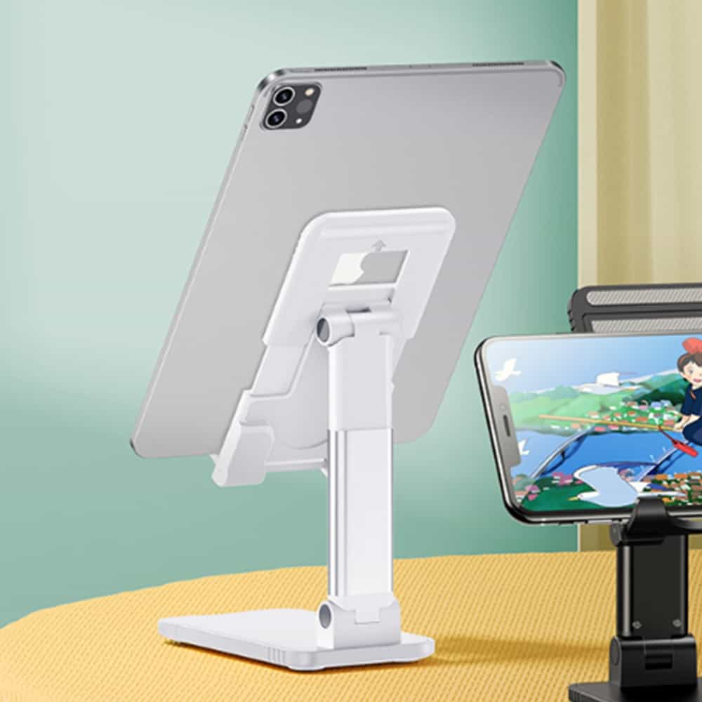 접이식 휴대폰 태블릿 거치대 화이트 태블릿 받침 스탠드거치대