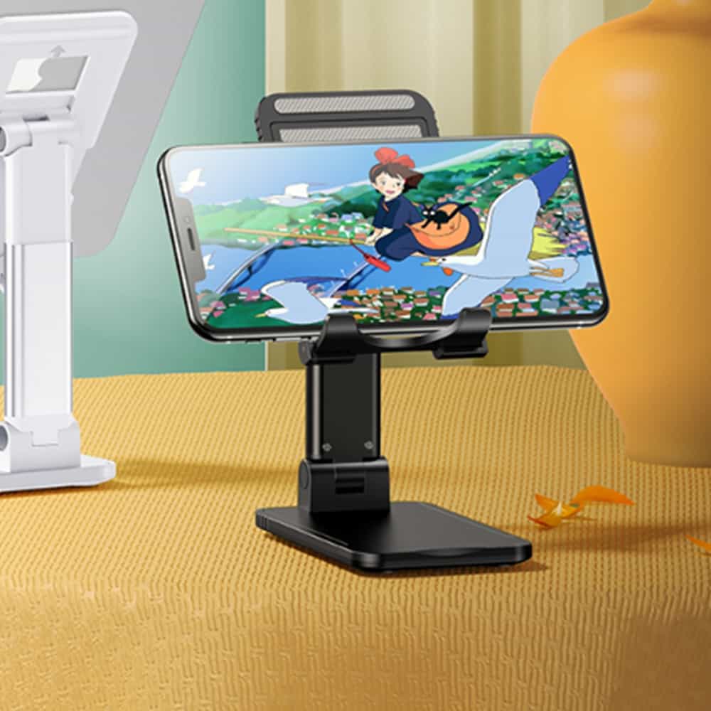 접이식 휴대폰 태블릿 거치대 블랙 태블릿 스탠드거치대 용품
