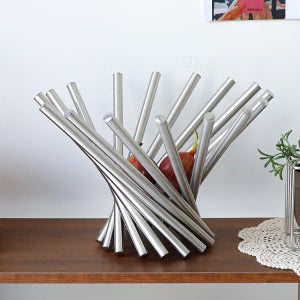 빌레뜨 스텐 접이식 와이어 바스켓 다용도 과일 간식 바구니