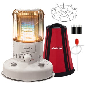 토요토미 RB-K25 심지식 난로 세트 캠핑 등유 가정용 사무실 동계 화력조절