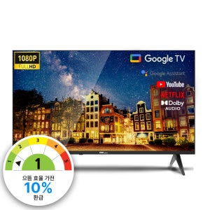 대우테크 스마트 101cm FHD LED TV 에너지1등급 구글 안드로이드 AF4001EA1