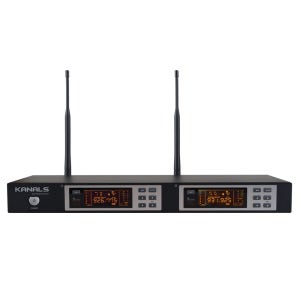 카날스 무선마이크 2채널 BK-2001A 공연용 행사용 회의실 강의용 교회용