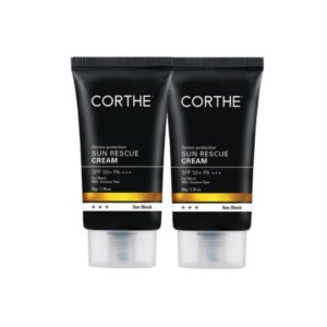 [피부 전문 채널 화장품] 2SET 코르테 선크림, 더모 프로텍션 선 레스큐 크림 50g x 2