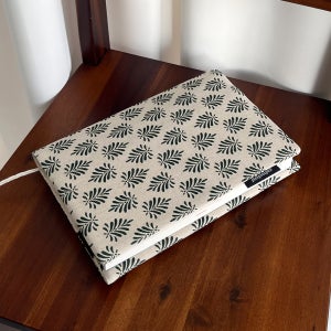 패브릭 북커버 두께조절 가능 책커버 4x6판 숲길 산책