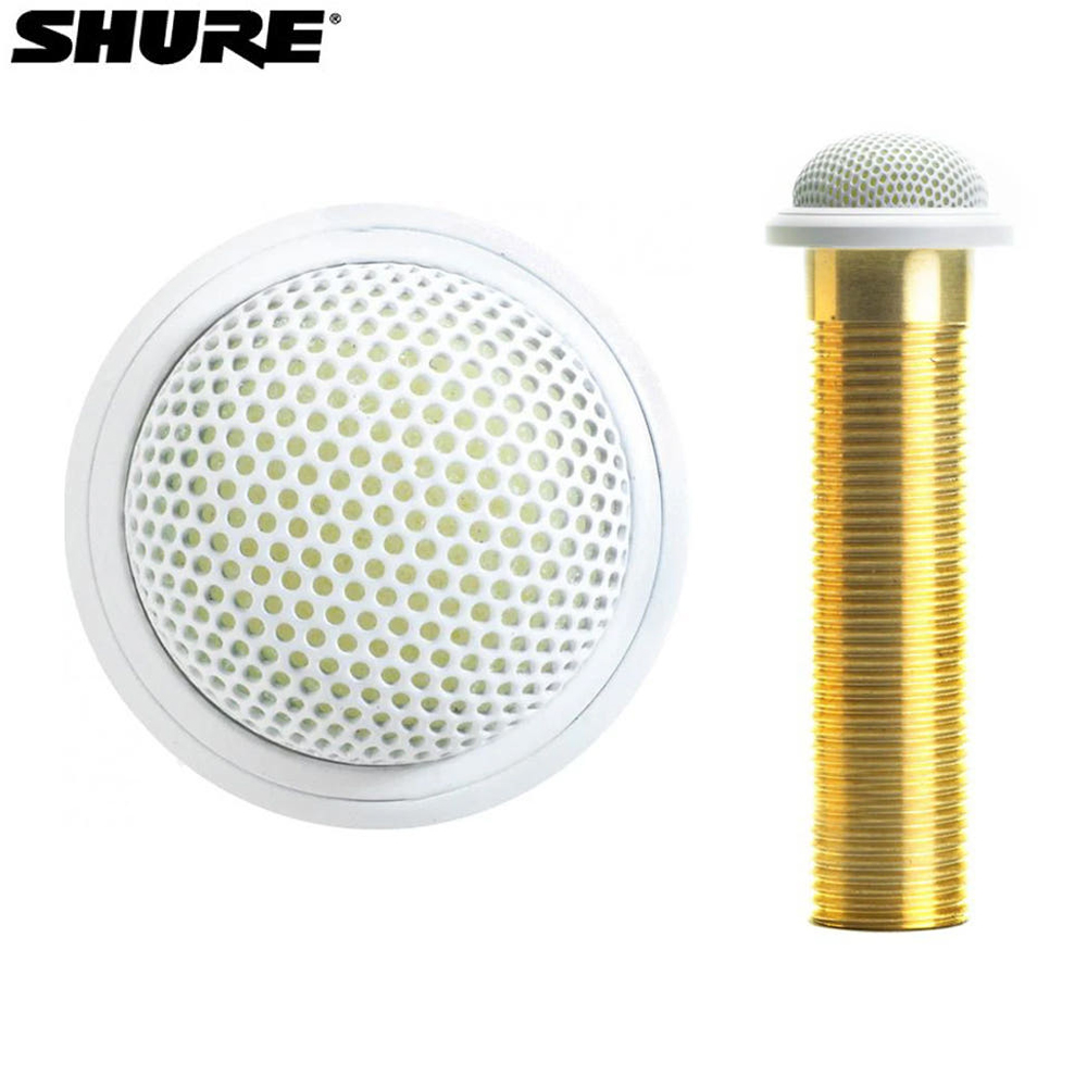 Shure 슈어 매립형마이크 MX395W/BI 바운더리마이크 콘덴서 양지향성