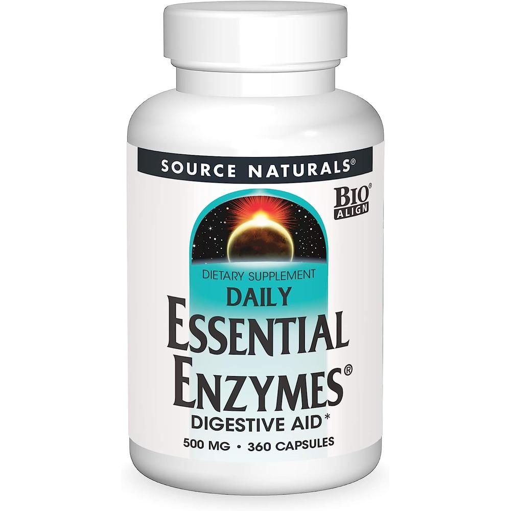 Source Naturals 소스 네추럴 에센셜 엔자임 500mg 360캡슐