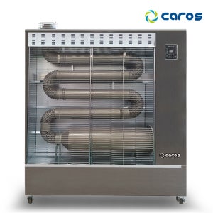 캐로스 국내생산 원적외선튜브히터 CAH-T2520AF 송풍팬 대형온풍기 곱창난로 돈풍기