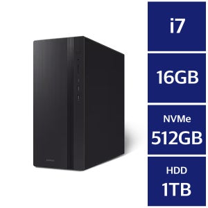 삼성 데스크탑5 DM500TGZ-AD7A Win11Pro / 16GB 램 / NVMe SSD 512GB + HDD 1TB / 윈도우11pro//
