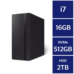 삼성 데스크탑5 DM500TGZ-AD7A Win11Pro / 16GB 램 / NVMe SSD 512GB + HDD 2TB / 윈도우11pro//