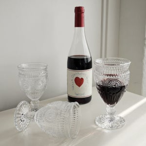 피렌체 강화유리 와인 고블렛(소) 유리컵 연말 홈파티 글라스잔