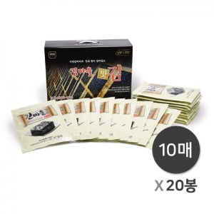 [4호] 맛있는 서천조미김 감마을맛김 재래 전장김 선물세트 10개입, 20개