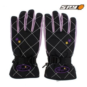 스파이 여성용 스키장갑 보드장갑 방수 S2025-BLACK