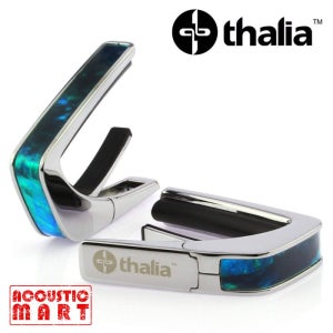 Thalia 탈리아 카포 크롬 Capo with Teal Angel Wing Inlay / Chrome CC200