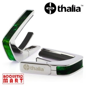 Thalia 탈리아 카포 크롬 Capo with Green Angel Wing Inlay / Chrome CC200