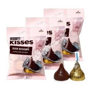 허쉬 키세스 크리미밀크초콜릿(52g) x 3봉