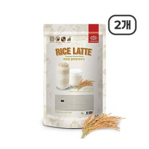 까로망 쌀라떼 파우더 1kg 2개