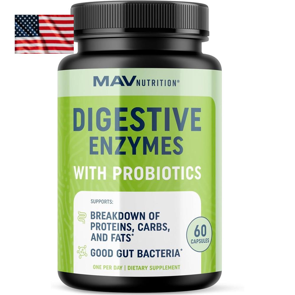MAV Digestive Enzymes 마브 뉴트리션 소화 효소 60베지캡슐