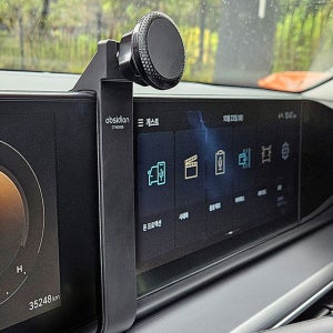 옵시디언 그랜저 신형 GN7 전용설계 핸드폰 자석거치대 CT-M10E+CT-HCH06