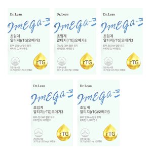 닥터린 초임계 알티지(rTG) 오메가3 5박스