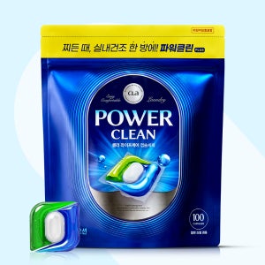 CLA 클라 국내생산 3in1 캡슐세제 파워클린 100개입(리필)