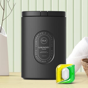 CLA 클라 국내생산 3in1 캡슐세제 파워클린 본품(50개+케이스) 세탁세제 실내건조 일반드럼겸용