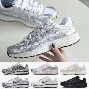 국내매장판 나이키 p6000 메탈릭 실버 화이트 블랙 커플 키높이 운동화 P-6000