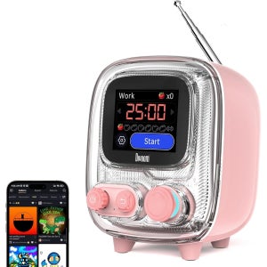 디붐 Divoom Tiivoo-2 FM 라디오가 있는 레트로 블루투스 스피커