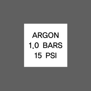 ARGON 1.0 BARS 15 PSI BF917 1010 스티커 5x5cm