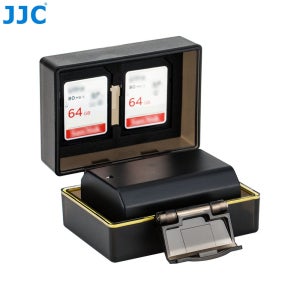 JJC 소니 A7C2 A7M4 NP-FZ100 카메라 배터리 케이스 SD카드 보관함 BC-2NPFZ100