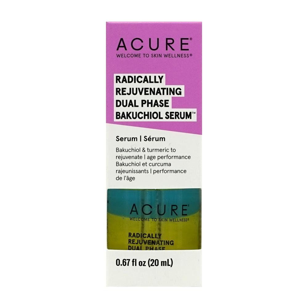 Acure (아큐어) 래디<b>컬리</b> 리쥬비네이팅 듀얼페이즈 바쿠치올 세럼 20ml
