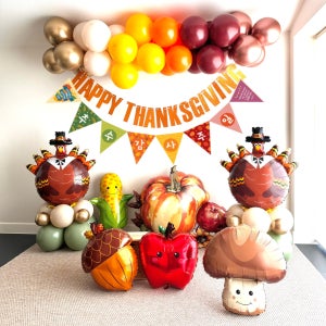 추수감사절 풍선 장식 포토존 땡스기빙 꾸미기 벌룬클라우드 2024-4 오곡백과