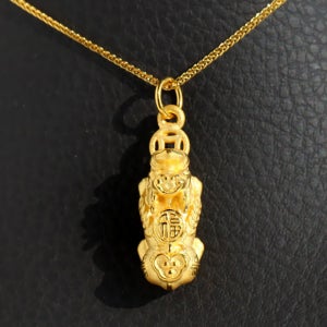 윈디걸 재물운 24k 순금 비휴 메달 펜던트 남자친구 남편 선물