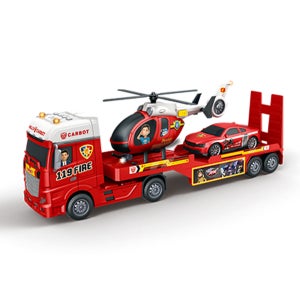 헬로카봇 레스큐 트레일러 대형 자동차 장난감 세트 남아 여아 선물