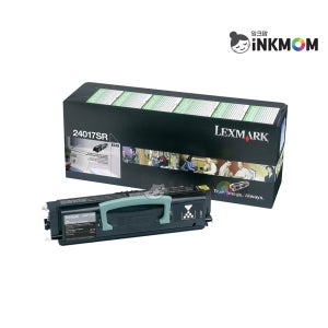 렉스마크 24017SR 검정 정품토너 E240 E240N