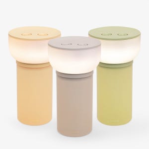 단순생활 통세척 무드등 감성 베이글 듀얼 초음파 미니 무선 가습기 1L