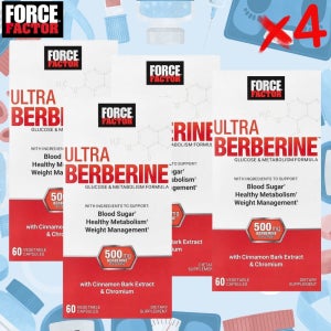 포스팩터 울트라 베르베린 Berberine 버버린 60정 글루코스 메타볼리즘 포뮬러 4개