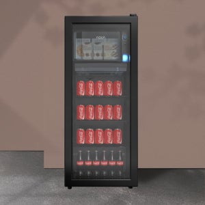 하이얼 아쿠아 홈바 듀얼 쇼케이스 냉장고, 냉동실 HUF65PDW 177L