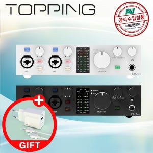 토핑 E2x2 OTG TOPPING 오디오 인터페이스 모바일 PC 호환 홈레코딩 오인페
