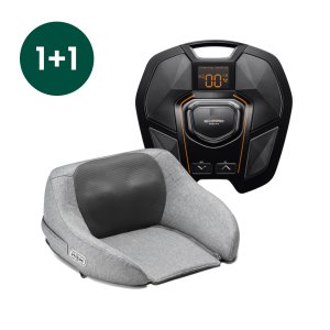 [1+1] 휴테크 EMS 저주파 식스패드 풋핏2 HT-W03A + 레스툴 마사지 쿠션 그레이 HT-4700